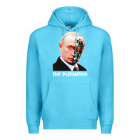 Ocean Blue official the putinator Premium Hoodie - linhVisuals