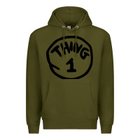 Army Green thing 1 thing 2 buddies lover Premium Hoodie - linhVisuals