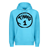 Ocean Blue thing 1 thing 2 buddies lover Premium Hoodie - linhVisuals