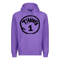 Purple thing 1 thing 2 buddies lover Premium Hoodie - linhVisuals