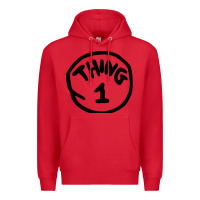 Red thing 1 thing 2 buddies lover Premium Hoodie - linhVisuals