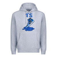 Heather Grey 1 retro high og dark marina blue tee shoes dripping got em t shirt Premium Hoodie - linhVisuals