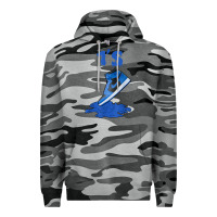 Slate Camo 1 retro high og dark marina blue tee shoes dripping got em t shirt Premium Hoodie - linhVisuals