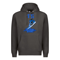 Smoke 1 retro high og dark marina blue tee shoes dripping got em t shirt Premium Hoodie - linhVisuals