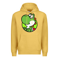 Antique Gold Cartoon Yoshi Premium Hoodie - linhVisuals