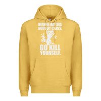 Antique Gold kill yourself classic foamy the squirrel Premium Hoodie - linhVisuals