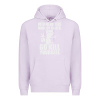 Lilac kill yourself classic foamy the squirrel Premium Hoodie - linhVisuals