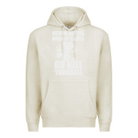 Oatmeal Heather kill yourself classic foamy the squirrel Premium Hoodie - linhVisuals