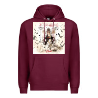 Burgundy In THis Moment Premium Hoodie - linhVisuals