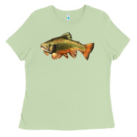 Matcha leaping brook trout Ladies Tee - LillyAllenDesigns
