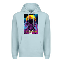 Blue Mist concert wrld Premium Hoodie - linhVisuals