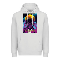 Dove Grey concert wrld Premium Hoodie - linhVisuals