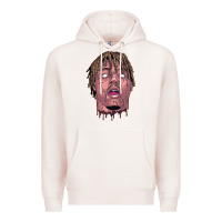 Pale Pink art of juice rap Premium Hoodie - linhVisuals