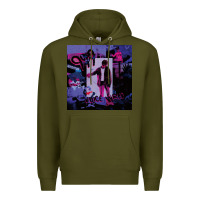 Army Green juice album music Premium Hoodie - linhVisuals