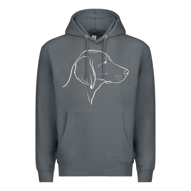 Weimaraner T  Shirt Weimaraner Dog Line Art Premium Hoodie by linhVisuals | Teevron