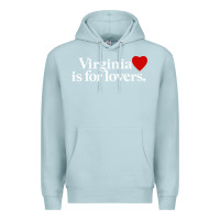 Blue Mist VIRGINIA IS FOR LOVERS Premium Hoodie - linhVisuals