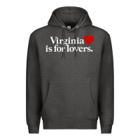 Charcoal Heather VIRGINIA IS FOR LOVERS Premium Hoodie - linhVisuals