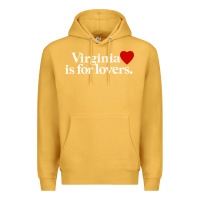 Mustard VIRGINIA IS FOR LOVERS Premium Hoodie - linhVisuals