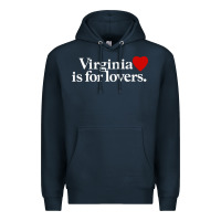 Navy VIRGINIA IS FOR LOVERS Premium Hoodie - linhVisuals
