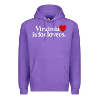 Purple VIRGINIA IS FOR LOVERS Premium Hoodie - linhVisuals