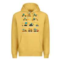 Antique Gold construction excavator vehicle boys builder heavy equipment t shirt Premium Hoodie - linhVisuals