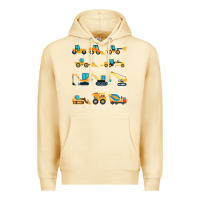 Pina Colada construction excavator vehicle boys builder heavy equipment t shirt Premium Hoodie - linhVisuals