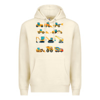 Sandshell construction excavator vehicle boys builder heavy equipment t shirt Premium Hoodie - linhVisuals