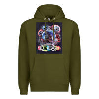 Army Green wrld legend of music rap Premium Hoodie - linhVisuals
