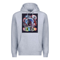Heather Grey wrld legend of music rap Premium Hoodie - linhVisuals