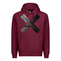 Burgundy the xx Premium Hoodie - linhVisuals