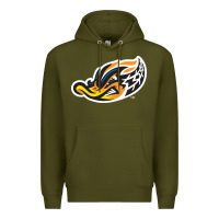 Army Green akron-rubber-ducks Premium Hoodie - linhVisuals