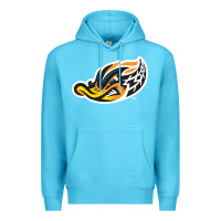 Ocean Blue akron-rubber-ducks Premium Hoodie - linhVisuals
