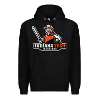 Black indiana institute of technology warrior Premium Hoodie - linhVisuals