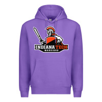 Purple indiana institute of technology warrior Premium Hoodie - linhVisuals