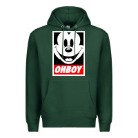 Sports Green ohboy Premium Hoodie - linhVisuals