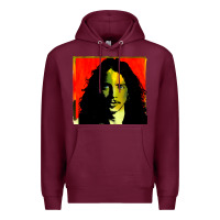 Burgundy chris cornell best legend Premium Hoodie - linhVisuals