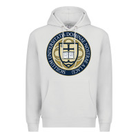 Dove Grey university dame Premium Hoodie - linhVisuals
