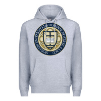 Heather Grey university dame Premium Hoodie - linhVisuals