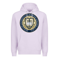 Lilac university dame Premium Hoodie - linhVisuals
