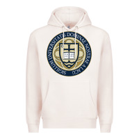 Pale Pink university dame Premium Hoodie - linhVisuals