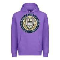 Purple university dame Premium Hoodie - linhVisuals