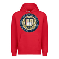 Red university dame Premium Hoodie - linhVisuals