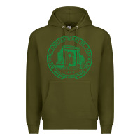 Army Green upr at mayaguez Premium Hoodie - linhVisuals