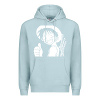 Blue Mist luffy one piece Premium Hoodie - linhVisuals
