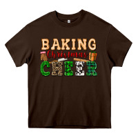 Chocolate Brown baking christmas cheer Heavy Core Tee - FaDigitalArtStudio