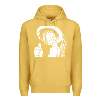 Antique Gold luffy one piece Premium Hoodie - linhVisuals