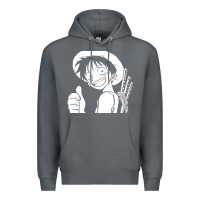 Rock luffy one piece Premium Hoodie - linhVisuals