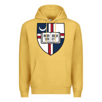 Antique Gold university catholic Premium Hoodie - linhVisuals