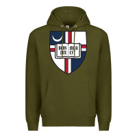 Army Green university catholic Premium Hoodie - linhVisuals