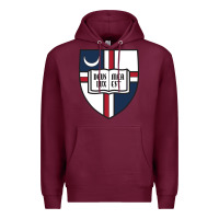 Burgundy university catholic Premium Hoodie - linhVisuals